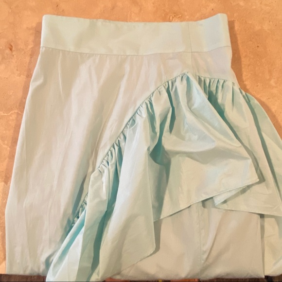 Milly Cascade side ruffle tie midi skirt - Picture 7 of 7